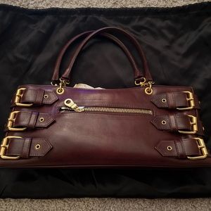 Jennifer Scott Leather Buckle Bag